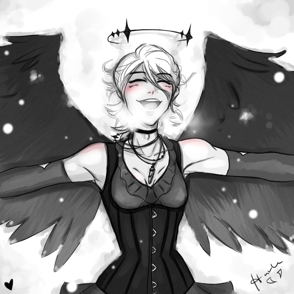 Winter Art raffle prize for @EzraTheFallen