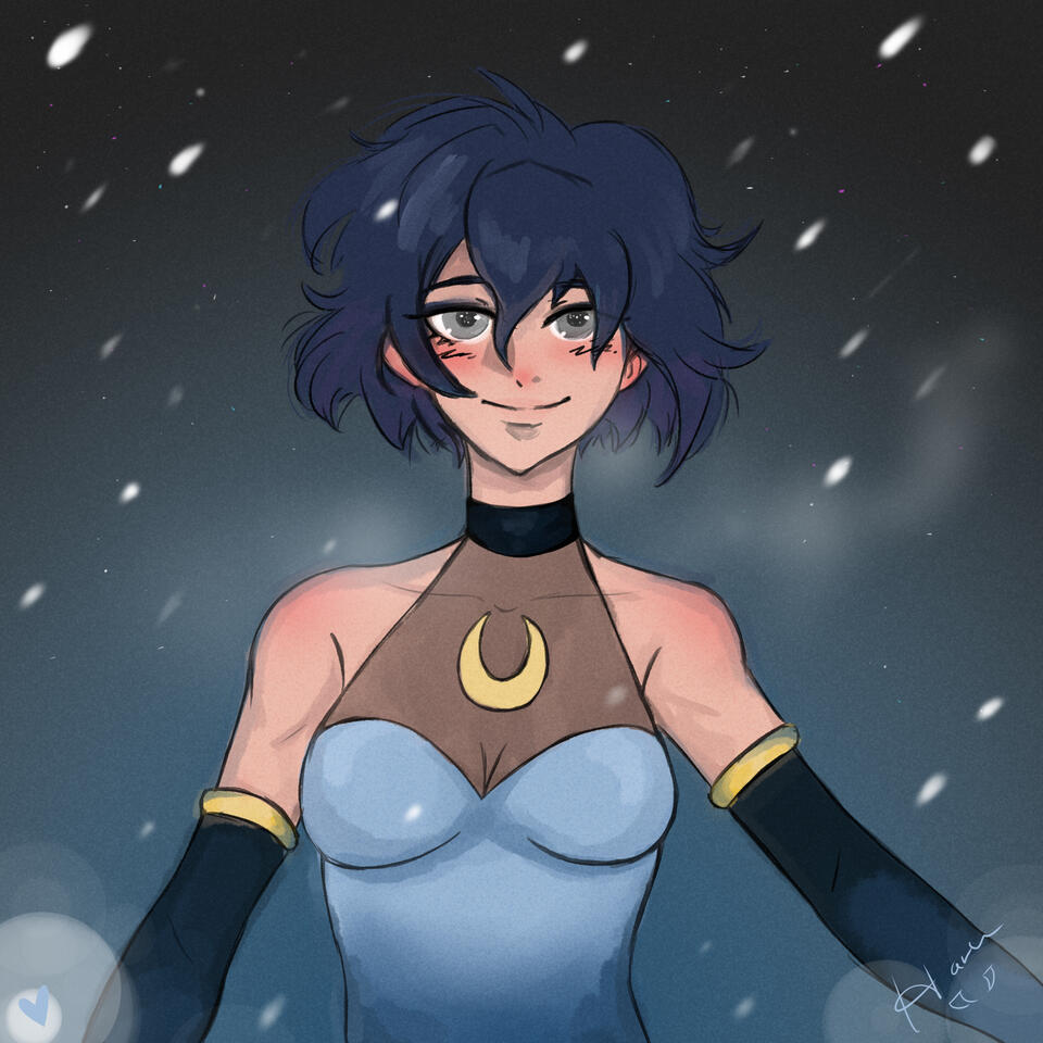 Winter Art raffle prize for @sleepytimebebe