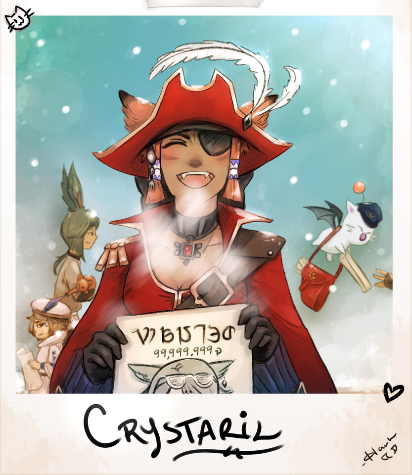 Winter Art raffle prize for @crystaril