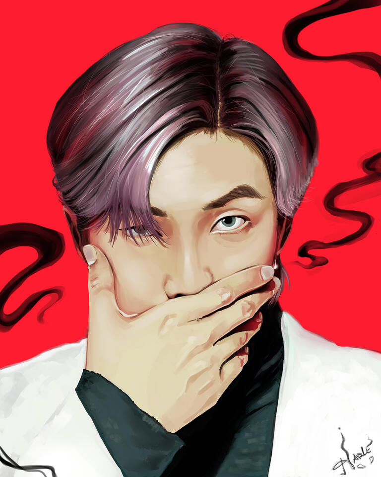 BTS fanart, RM BTS fanart, RM